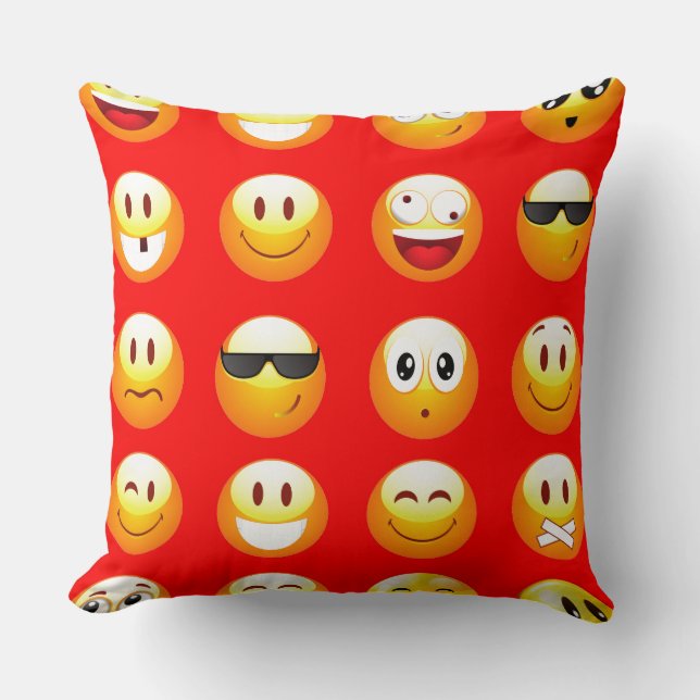 Almofada emojis vermelhos (Frente)