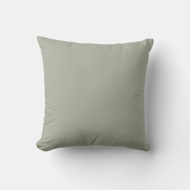Almofada Emparelhos de cor sólida verde Sage sensível SW 00 (Frente)