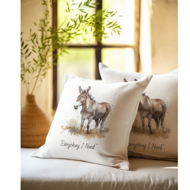 Almofada Encantadora Serenidade Donkey, costume (Criador carregado)