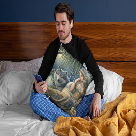 Almofada Encantamento Luar na Floresta Mística