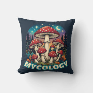 Almofada Enchanted Forest Mushroom Art