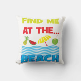 Almofada Encontre-Me No Decor Costeiro Do Aquecimento De Pr