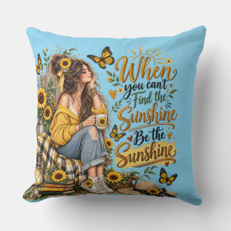 Almofada Encontre o Travesseiro Decorativo de Enfeite Sunsh
