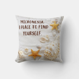 Almofada Encontre-se na Micronésia