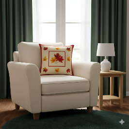 Almofada Ênfase de Queda - Decor de outono Russo