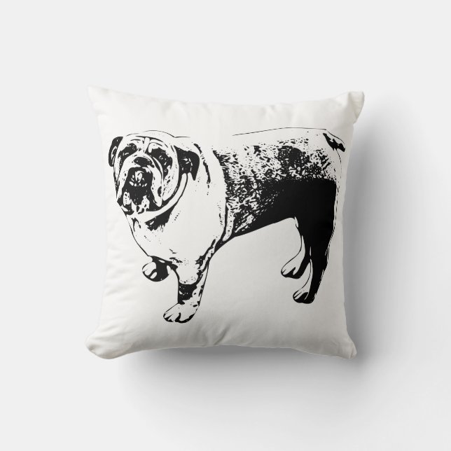 Almofada Ênfase de Sofá Bulldog (Frente)