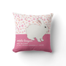 Enfeite de Coelhinho com Pontinhos Cor-de-Rosa Fof