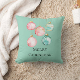 Almofada Enfeites de natal Dourados Rosa Cor-de-rosa-branca