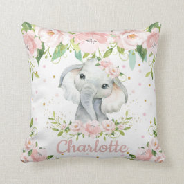 Almofada Enfermeira de Elefante Vermelha-Cor-de-Rosa