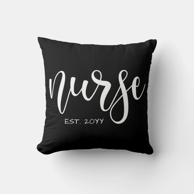 Almofada Enfermeiro Ano Personalizado Enfermeiro Enfermeiro (Frente)