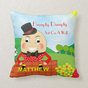 Almofada Enfermeiro De Crianças Bonitas Rhyme Humpty Perso