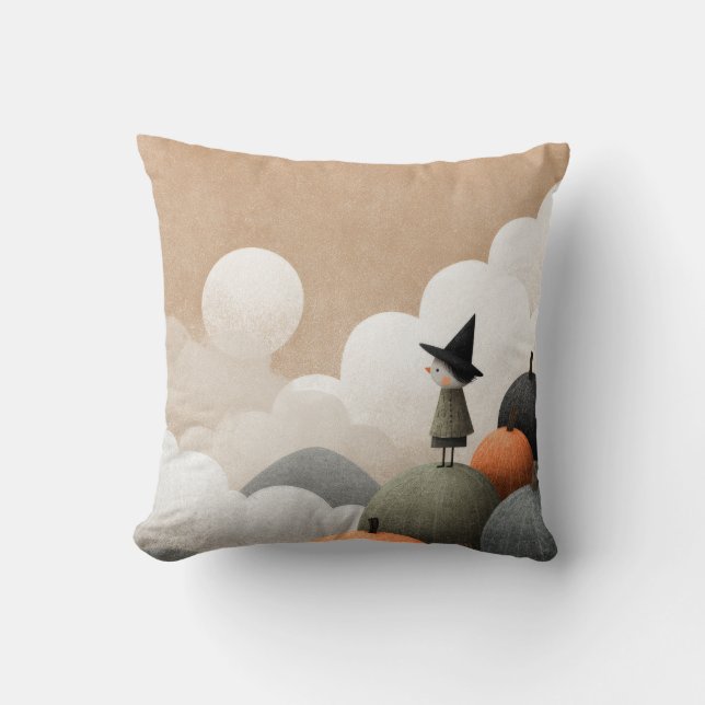 Almofada Enfermeiro de Halloween de Bruxas Bonitas Spooky (Frente)