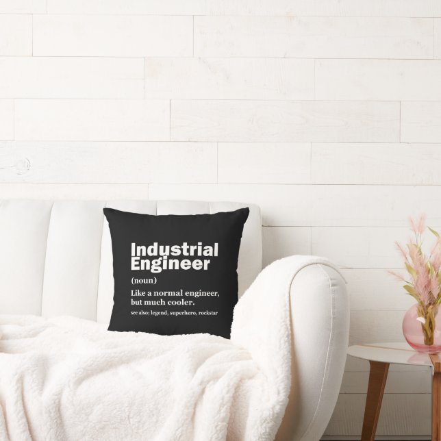 Almofada Engenharia Industrial Engenheiro Engraçado (Sofá)