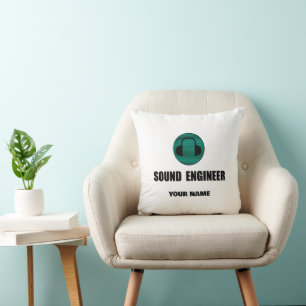 Almofada Engenheiro de Som Personalizado Engenharia de Áudi