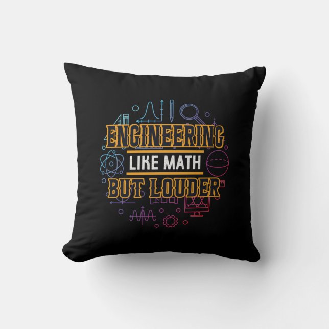Almofada Engineer Engineering Like Math (Frente)