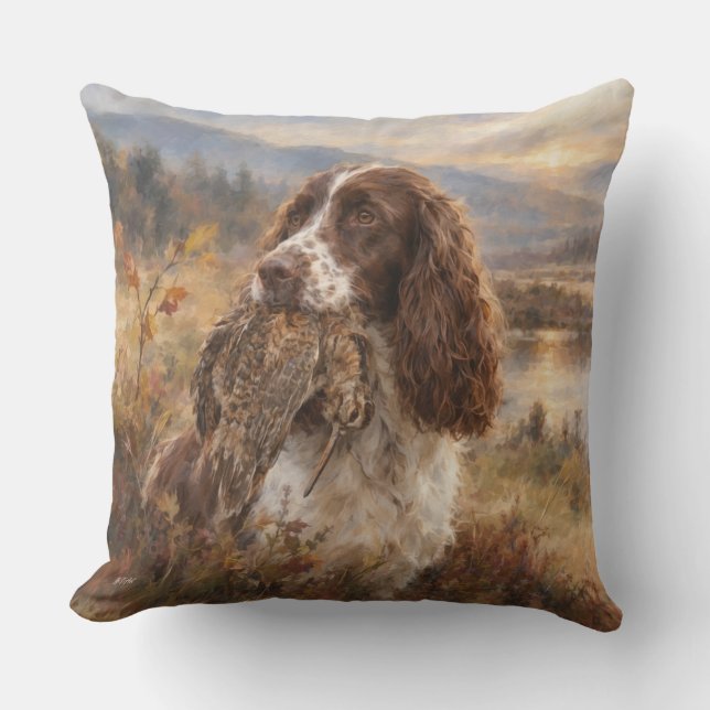 Almofada English Springer Spaniel  (Frente)