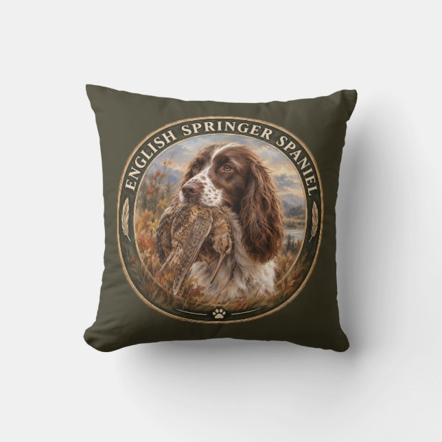 Almofada English Springer Spaniel  (Frente)