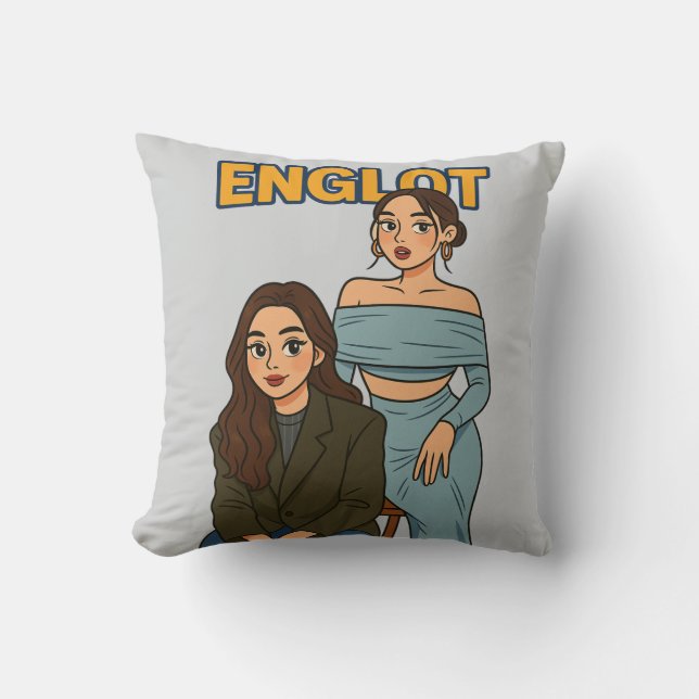 Almofada Englot Thai GL Ship Casal, Engfa e Charlotte (Frente)