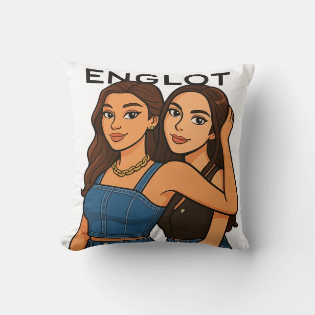 Almofada Englot Thai GL Shipped Couple Engfa and Charlotte (Frente)