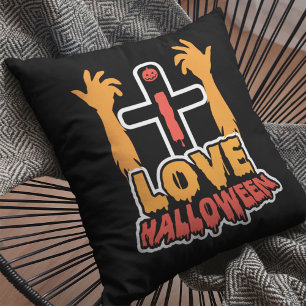 Almofada Engraçado Amor Halloween Spookie Mãos Zombie