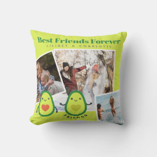 Almofada Engraçado BFF PHOTO COLLAGE Dif Personalizado AVO