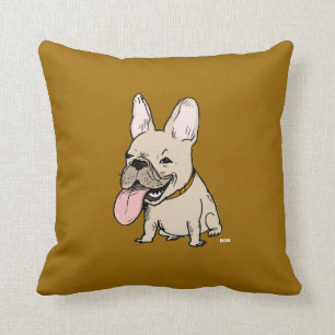Almofada Engraçado Bulldog Francês - Personalizável em C