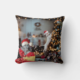 Almofada Engraçado "Casa Animal Louca" Natal