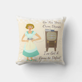 Almofada Engraçado Jogador de Casa Kitschy Snarky Motto