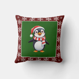 Almofada Engraçado Tendência Na moda Penguin Feliz Natal
