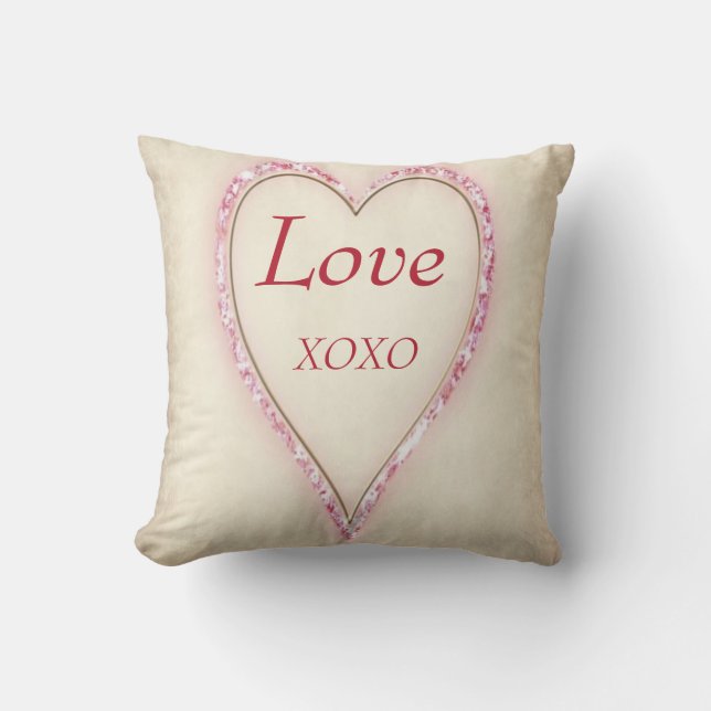 Almofada Enorme "Amor" XOXO (Frente)