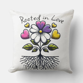 Almofada Enraizado no amor