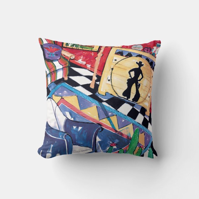 Almofada Entrementes traseiro no travesseiro do rancho (Frente)