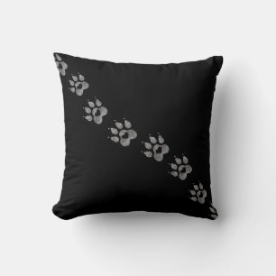 Almofada Entrou no Meu Coração   Pegadas de Cachorro Mamãe 