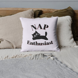 Almofada Entusiasta de Nap de Gato Bonito