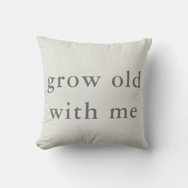 Almofada Envelhecer Comigo (Frente)