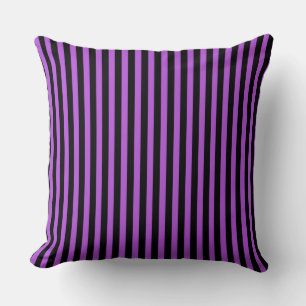 Almofada Envenenamento de Dia das Bruxas Roxo e Negro Strit