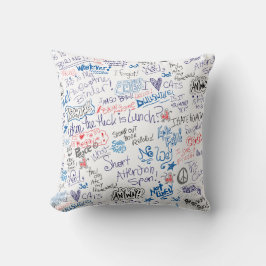 Almofada Epic School Day Doodle Time Fun Art