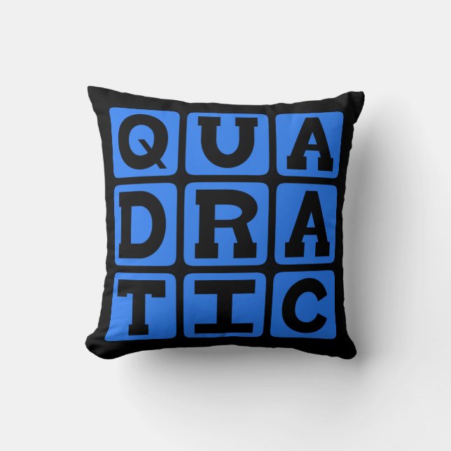 Almofada Equação Quadrática, Matemática (Frente)