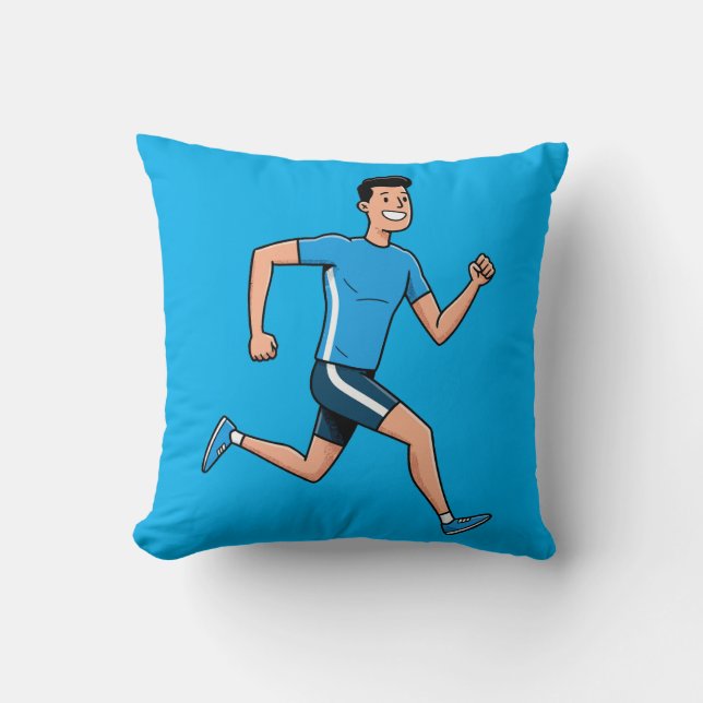 Almofada Equipamento de Corrida – Corrida Inspiradora (Frente)