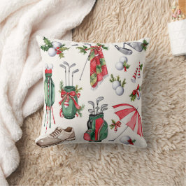 Almofada Equipamento de golfe decoração de Natal para golfi