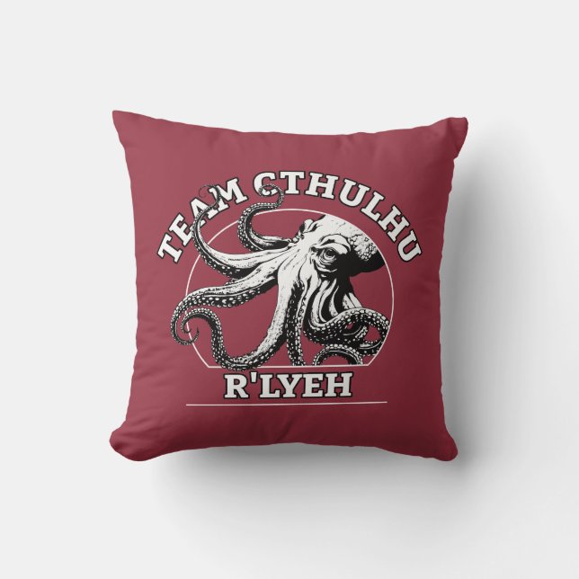 Almofada Equipe Cthulhu R'lyeh Lovecraft (Frente)