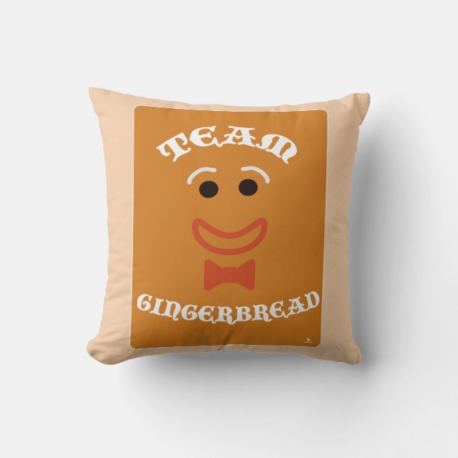 Almofada Equipe de Biscoito de Natal com Frase Engraçada de (Frente)