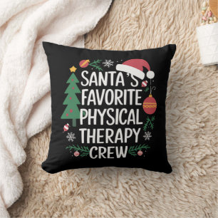 Almofada Equipe de Fisioterapia Favorita do Papai Noel Nata