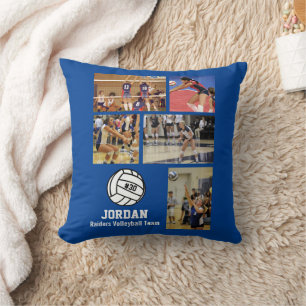Almofada Equipe Personalizada de Colagem de Fotos de Voleib