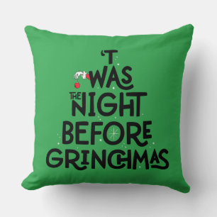 Almofada Era a Noite Antes do Grinchmas
