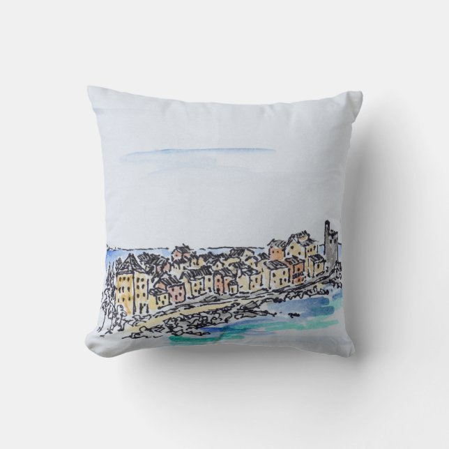 Almofada Erbalunga & o Mediterrâneo | Córsega, França (Frente)