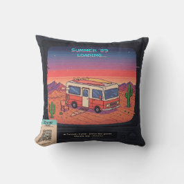 Almofada Erro de Verão Retroativo 404 T-Shirt | Arte com fa