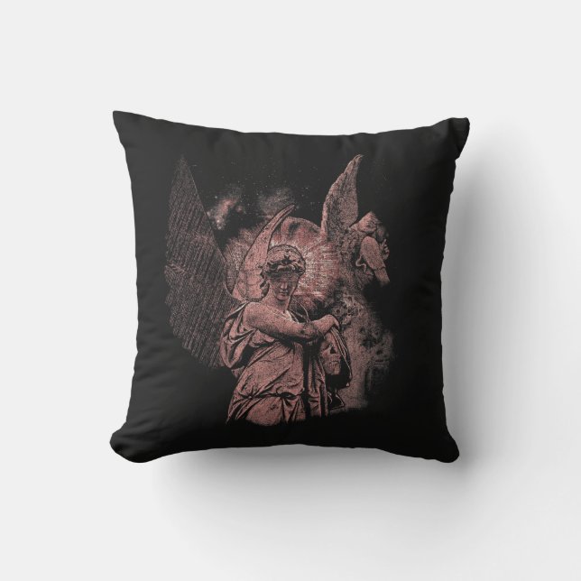 Almofada Erro divino - Design de Streetwear de Gótico técni (Frente)