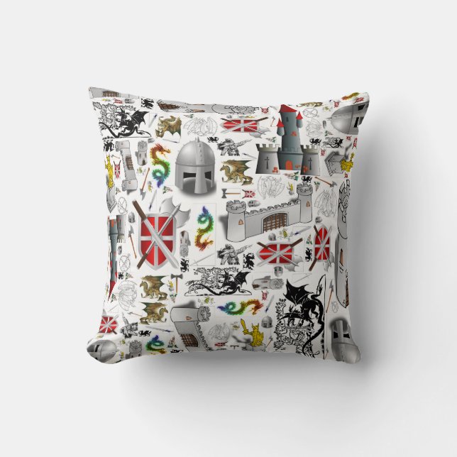 Almofada Erva-benta-acima medieval (Frente)