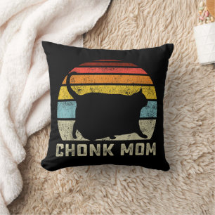 Almofada Escala de Mãe de Gato Gordinho Meme Engraçado Esti